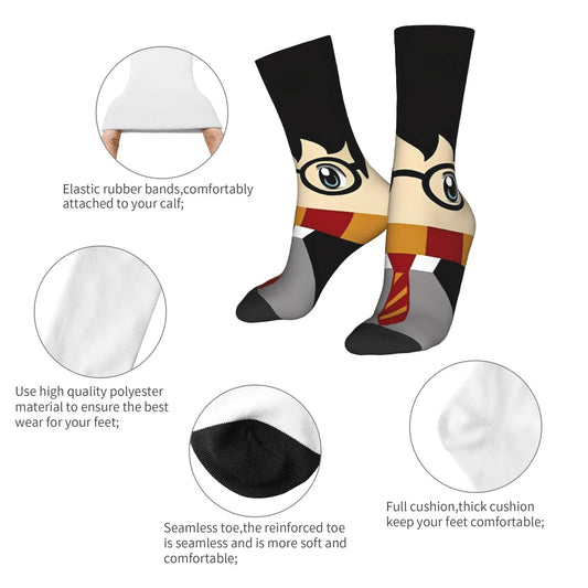 Harry Potter Magic School Theme Socks