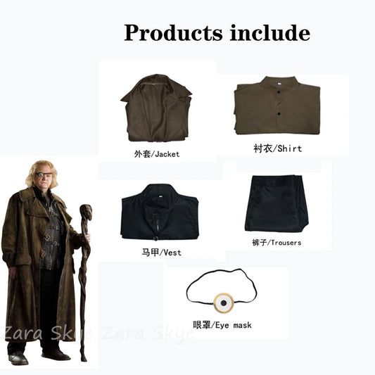 Alastor "Mad-Eye" Moody Cosplay Costume