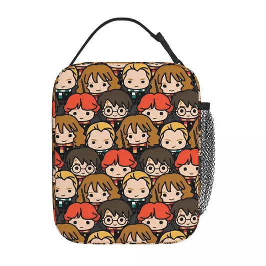 Cartoon Harries Magic World Insulated Lunch Tote Bag