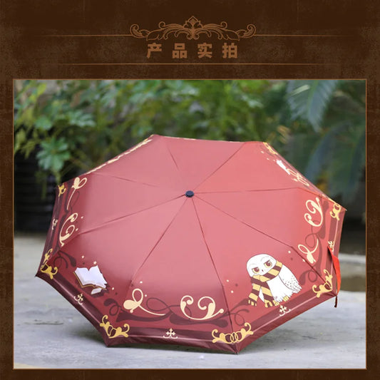 Harry Potter Anime Figures Folding Umbrella