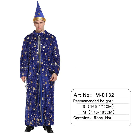 Men’s Blue Wizard Costume