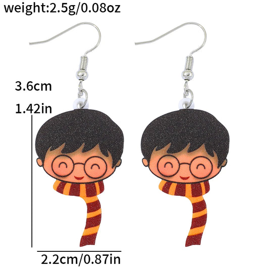 Harry Potter Magical School Character Earrings