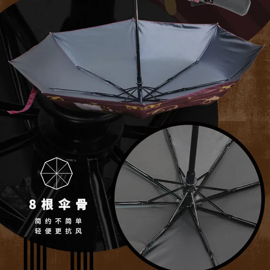 Harry Potter Anime Figures Folding Umbrella