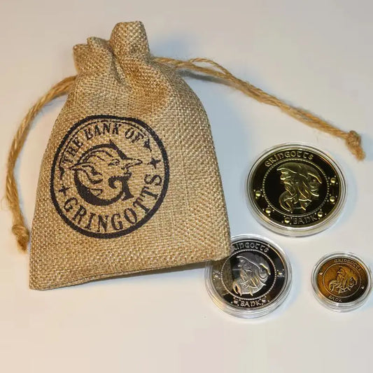 Harry Potter Gringotts Commemorative Coin & Badge Set