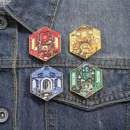 Magic House Enamel Pins