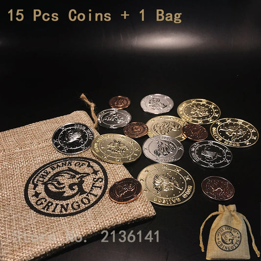 16-Piece HP Wizard Bank Coin Set