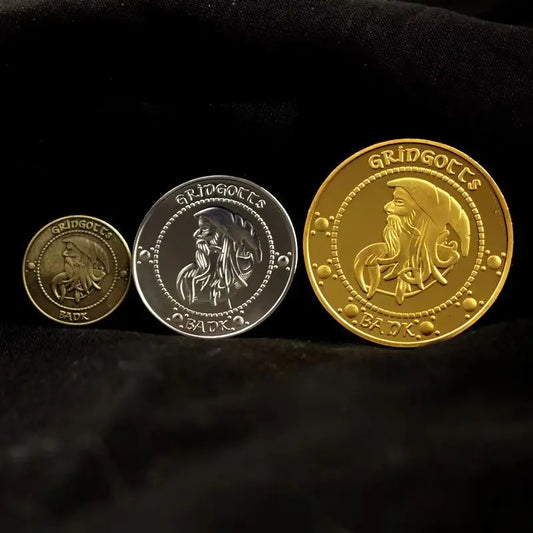 Harry Potter Gringotts Commemorative Coin & Badge Set
