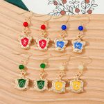 Harry Potter Enamel Metal Earrings
