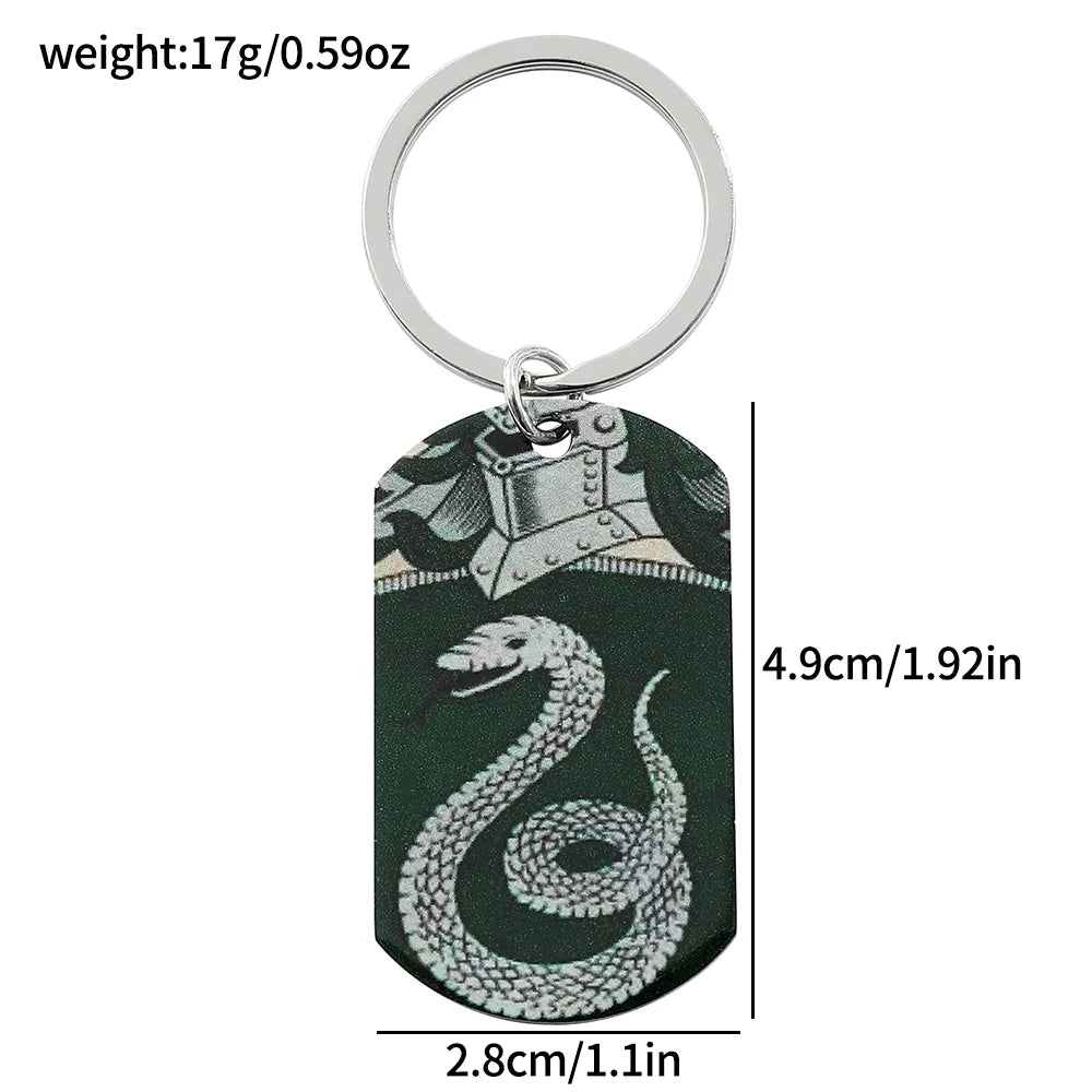 Harry Potter Double-Sided Metal Keychain - Image 2