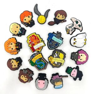 17pcs Harry Potter Anime Shoe Charms Set