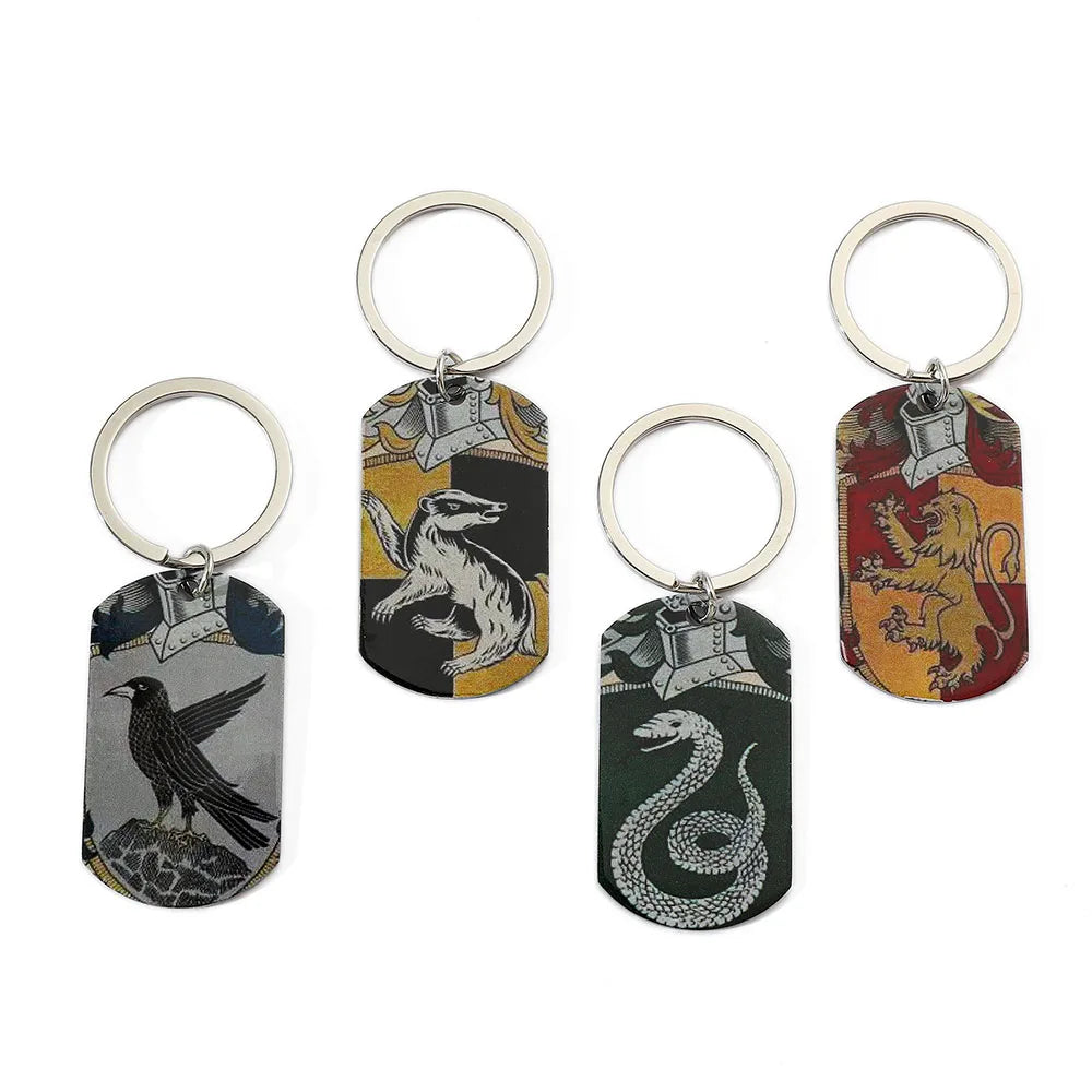 Harry Potter Double-Sided Metal Keychain